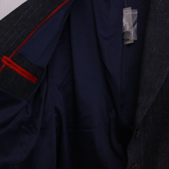 J. Crew Collection Nipped-in Blazer in Pinstripe Italian Wool Metallic Threads - Picture 15 of 15